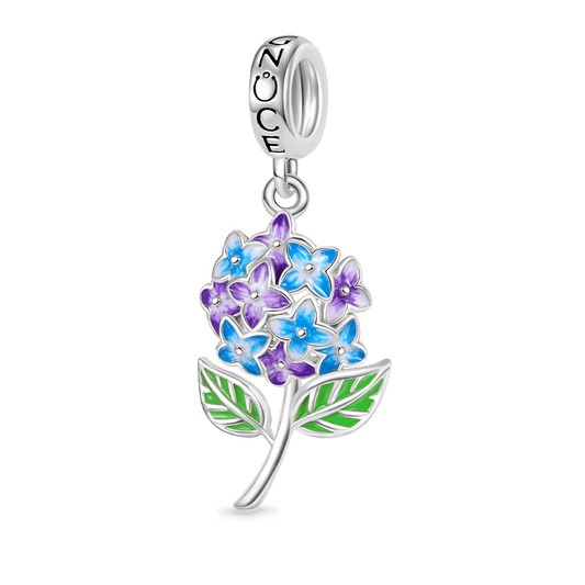 Gnoce Blooming Hydrangea Pendant Dangle Charm_1