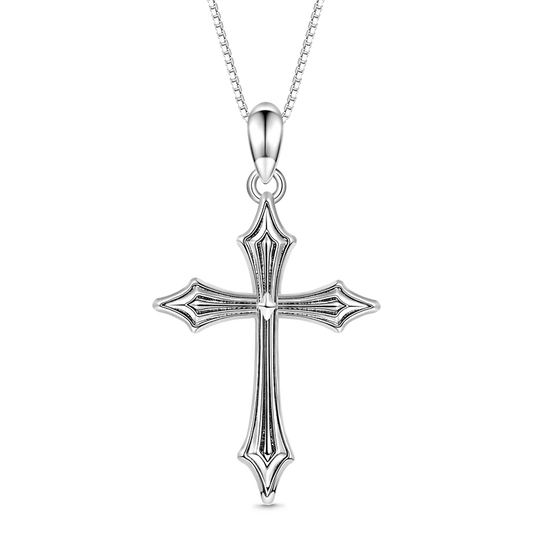 Gnoce Sparkling Cross Necklace_1