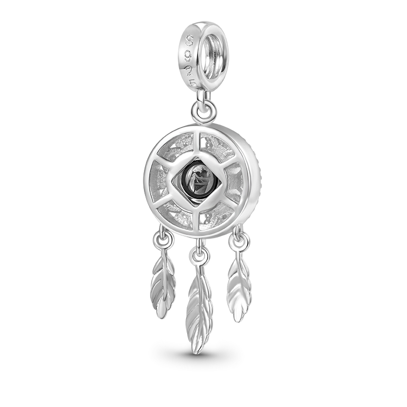 Gnoce Projection Dream Catcher Photo Pendant Dangle Charm_2