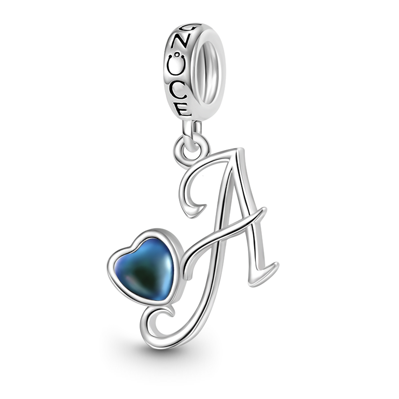 Gnoce Best Initial Letter Mood Pendant Dangle Charm_2