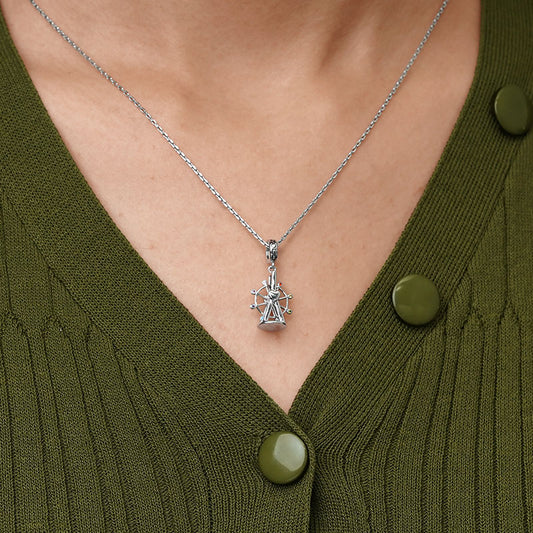 Gnoce Best Moment Ferris Wheel Pendant Dangle Cham_7