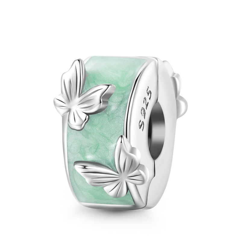 Gnoce Flying Butterflies Stopper Charm_1