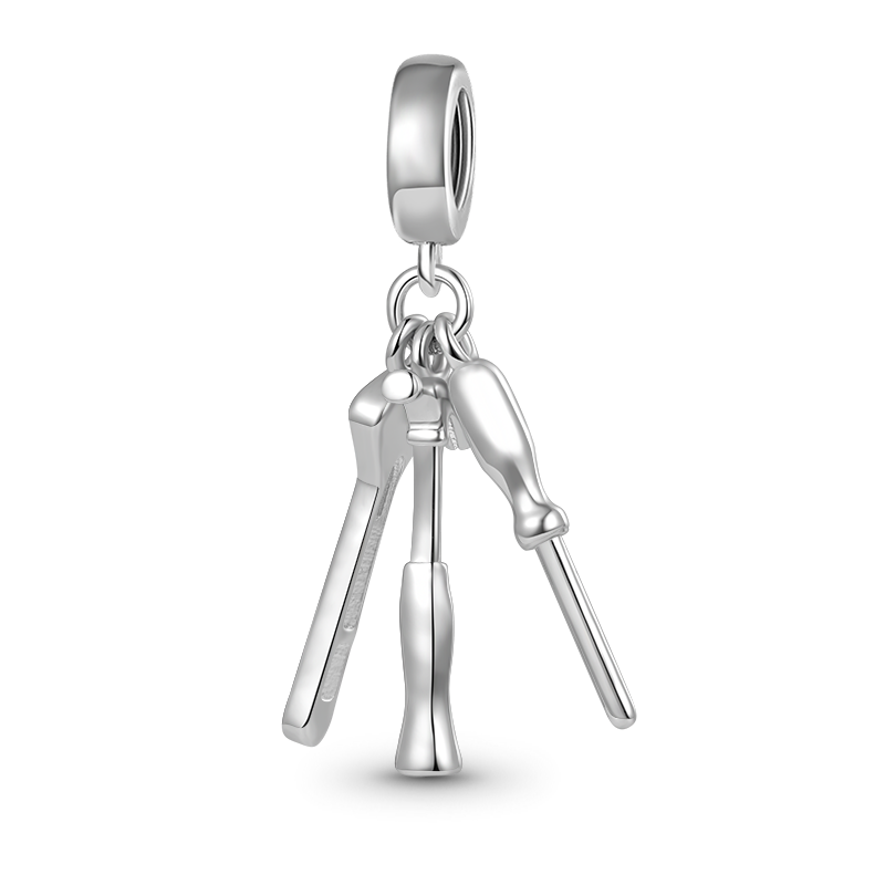 Gnoce Household Tools Triple Set Charm Platinum-plated Silver Blend_2