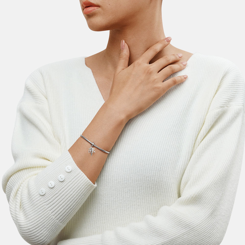 Gnoce Nurse First Aid Symbol Pendant Dangle Charm_3