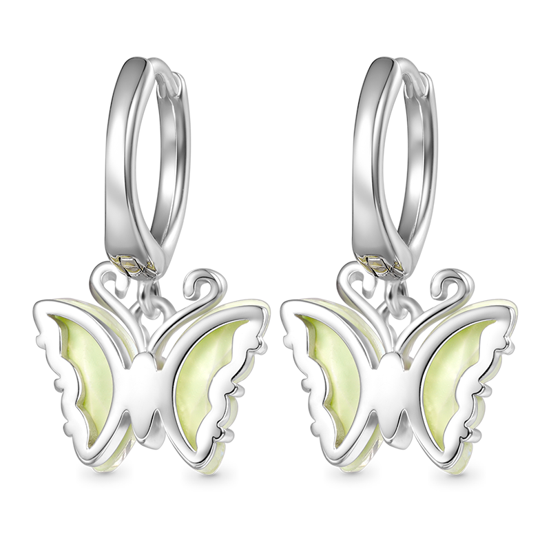 Gnoce Fantasy Butterfly Leverback Dangle Earrings_2