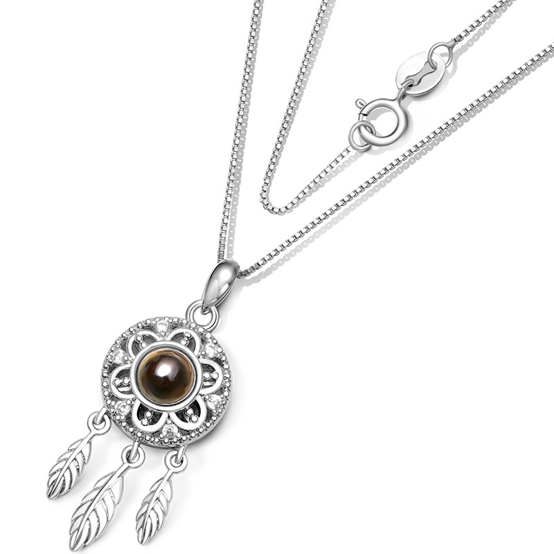 Gnoce Projection Dream Catcher Photo Necklace_2