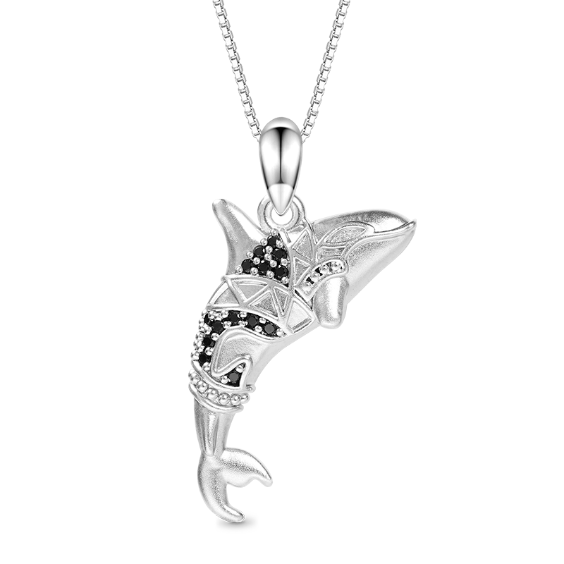 Gnoce Killer Whale Orca Necklace_1