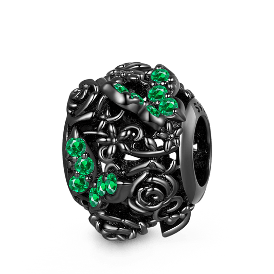 Gnoce Dark Butterfly Rose Charm_1
