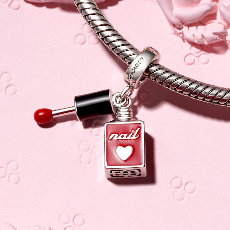 Gnoce Nail Polish Double Pendant Dangle Charm_3