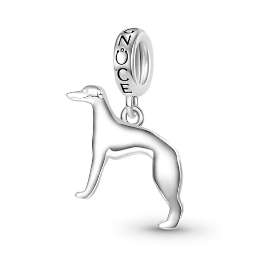 Gnoce Whippet Dog Pendant Dangle Charm_1