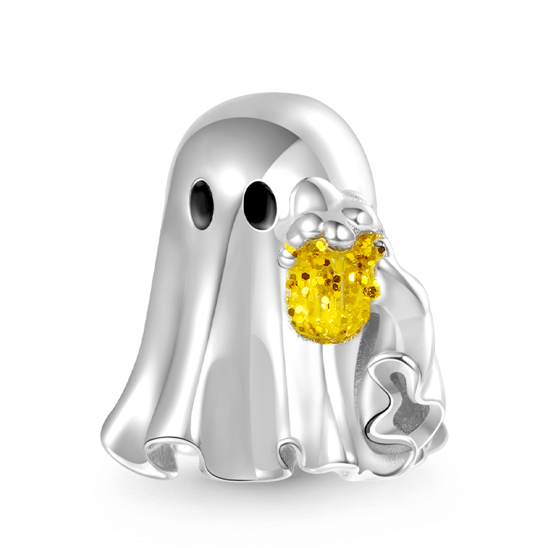 Gnoce Ghost Drinking Beer Halloween Gift Charm_1