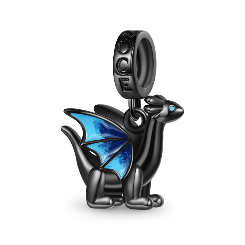Gnoce Little Black Dragon Charm_1