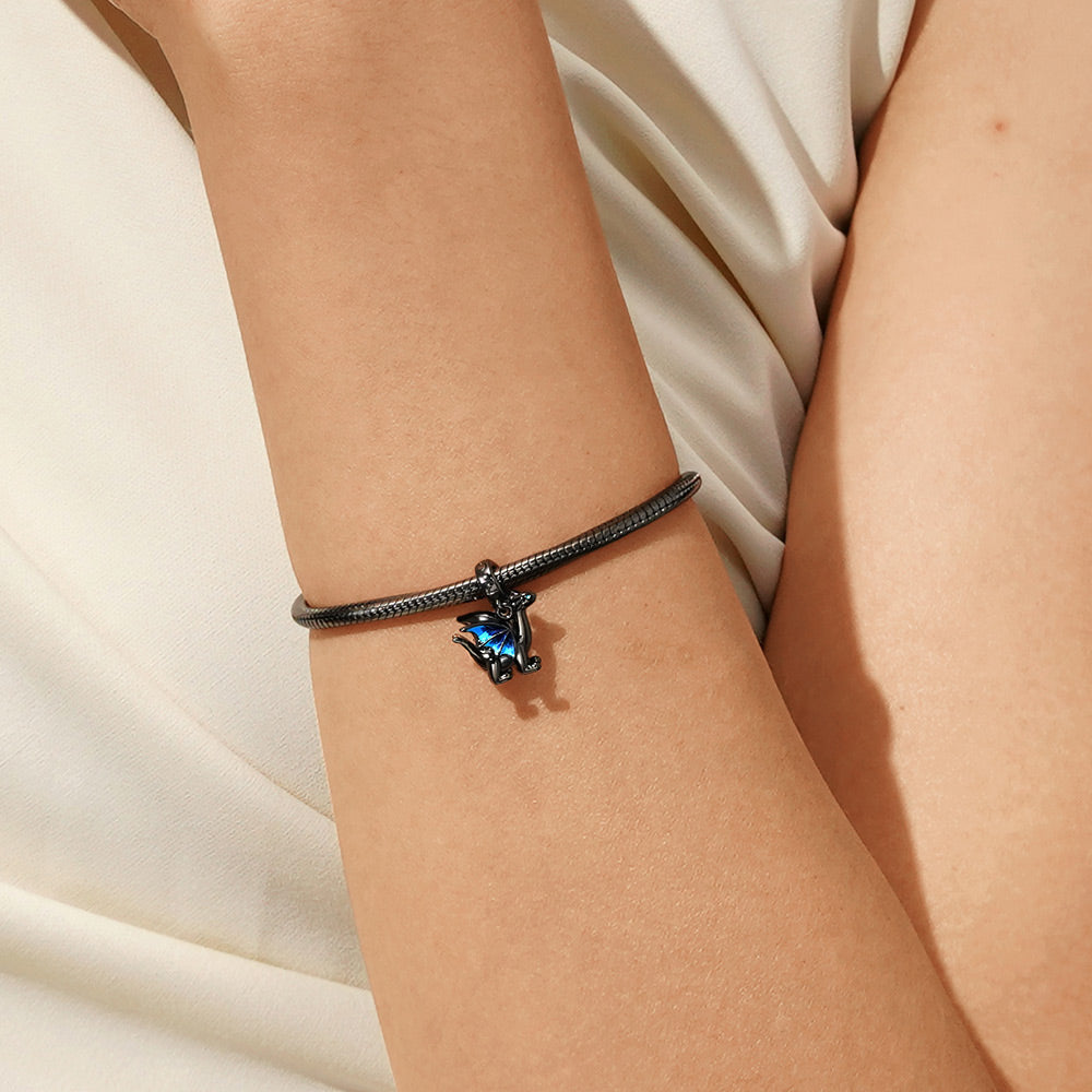 Gnoce Little Black Dragon Charm_5