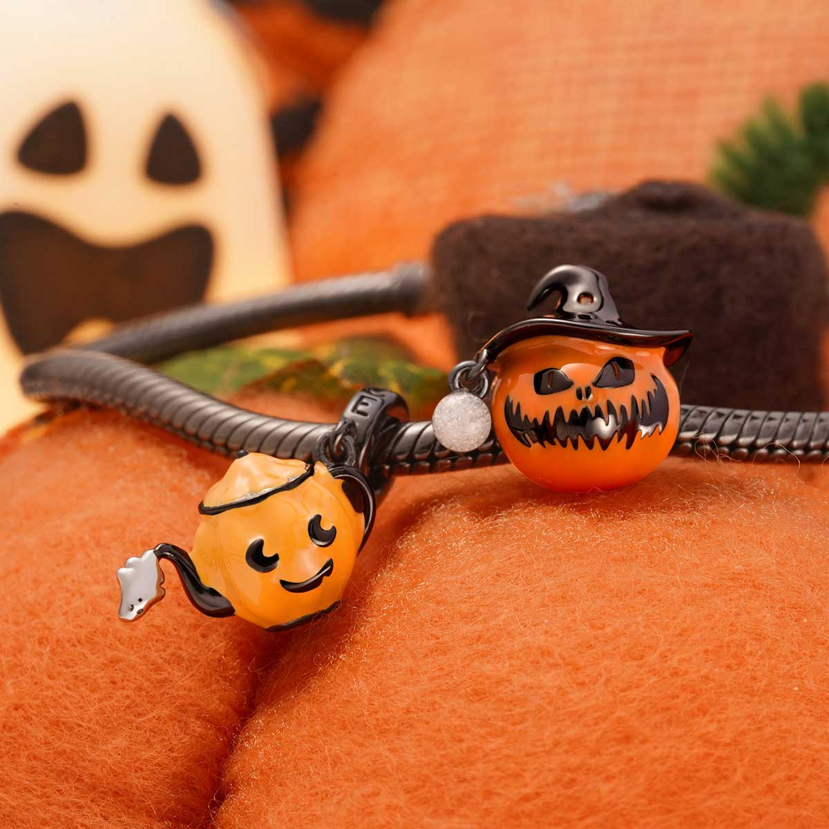 Gnoce Halloween Pumpkin Coffee Pot Charm_3