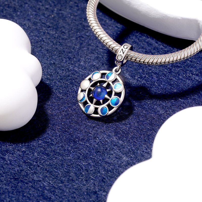 Gnoce Moon Phase Mood Pendant Dangle Charm_4