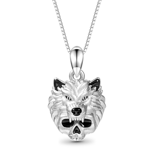 Gnoce Wolf Skull Necklace_1