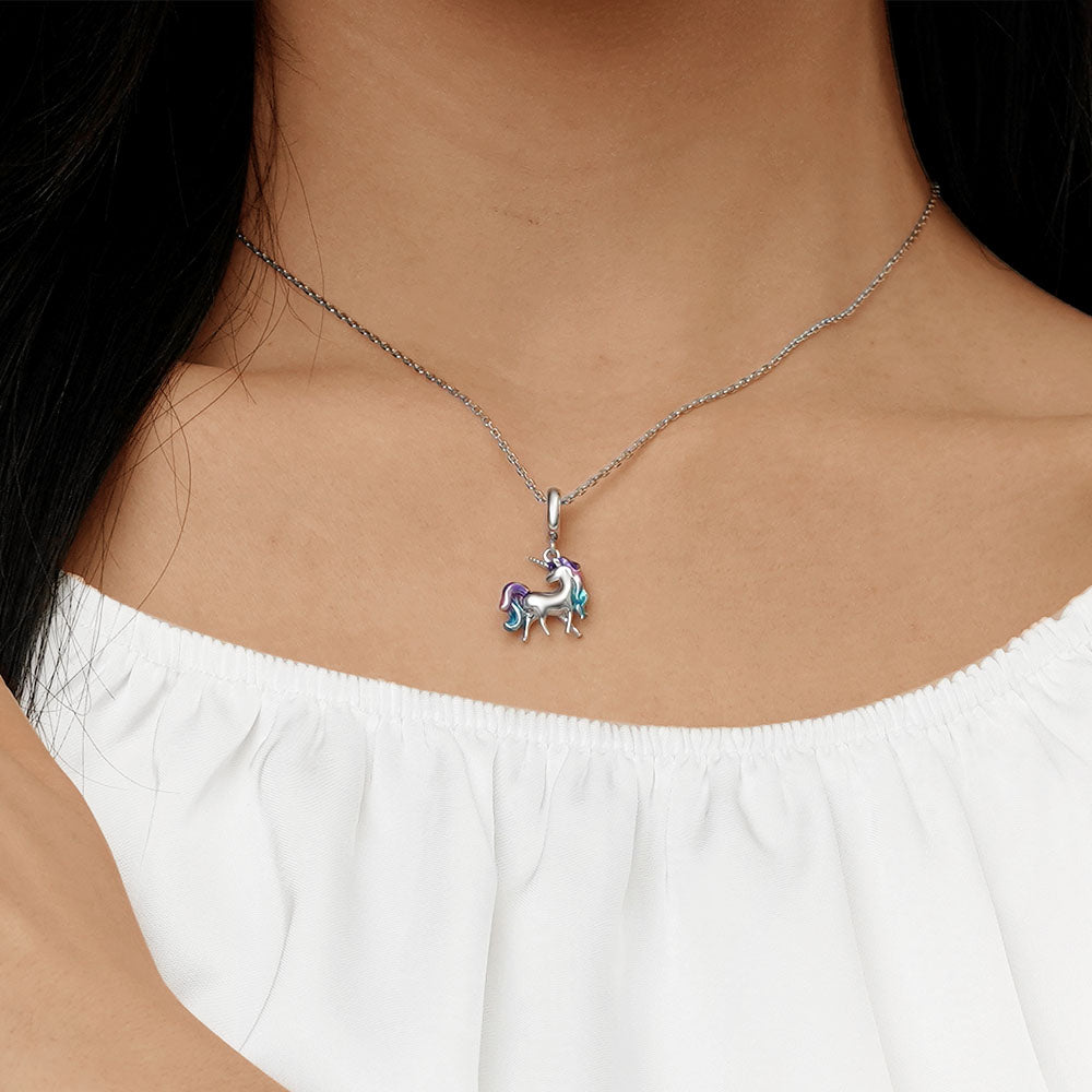 Gnoce Unicorn Pendant Dangle Charm_7