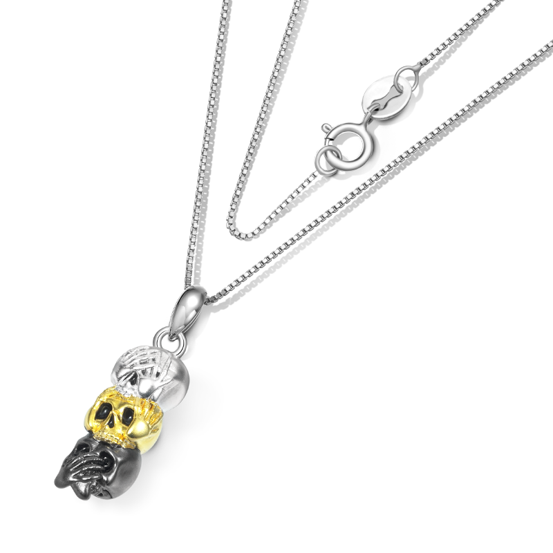 Gnoce Skulls Necklace_2