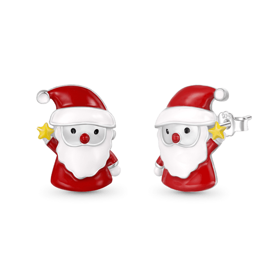 Gnoce Santa Claus Stud Earrings_1