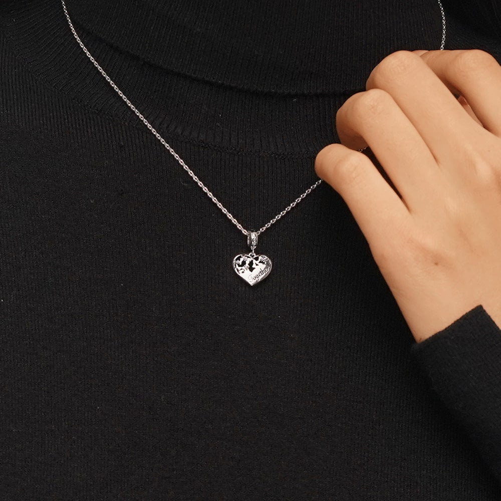Gnoce Butterfly Love Birthstone Charm Platinum-plated Silver Blend_6