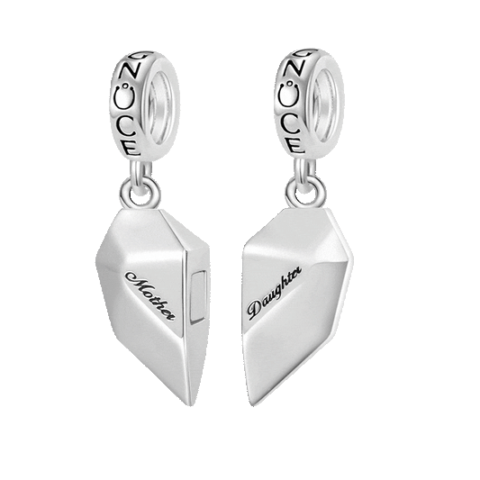 Gnoce Magnet Heart Engravable Pendant Dangle Charm_1