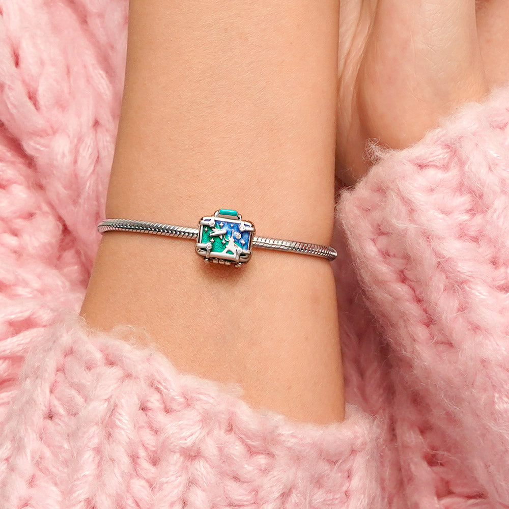 Gnoce Travel Suitcase Charm_5