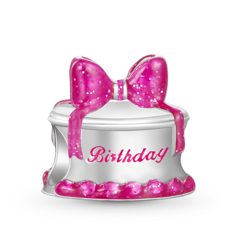 Gnoce Pink Birthday Cake Charm_2