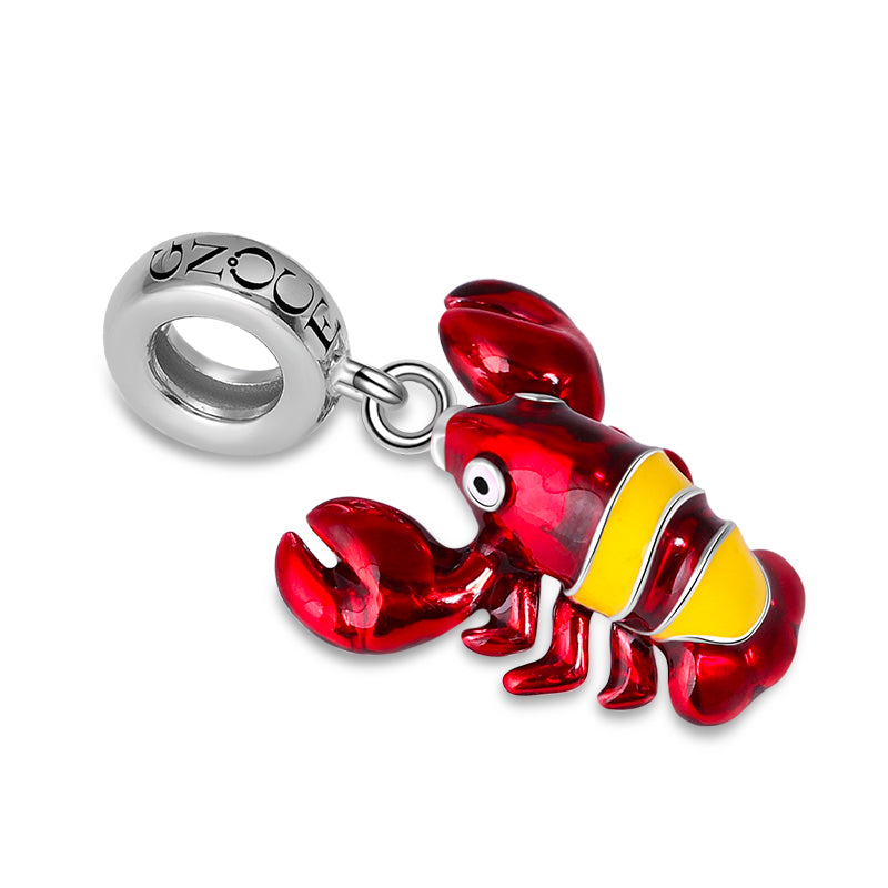 Lobster Charm Pendant 925 Sterling Silver_2