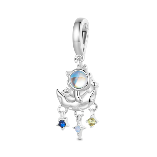 Gnoce Astronaut Moon Pendant Dangle Charm_1