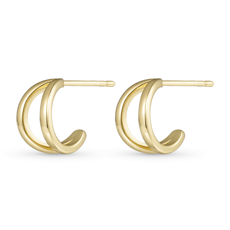 Gnoce Dainty Double Hoop Earrings_1