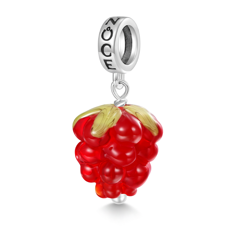 Gnoce Red Raspberry Pendant Dangle Charm_1