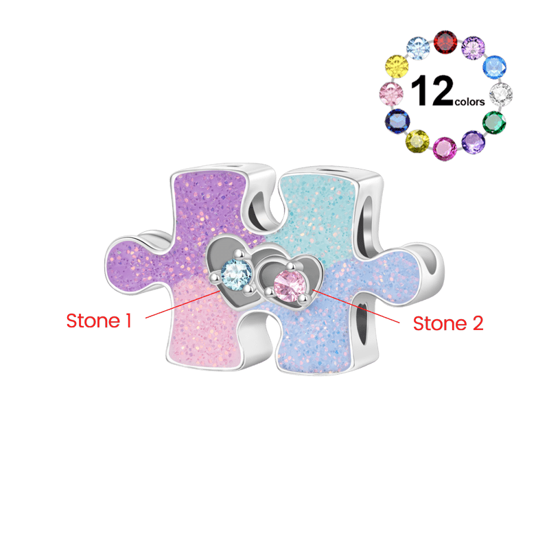 Gnoce Birthstone Puzzle Love Charm_2