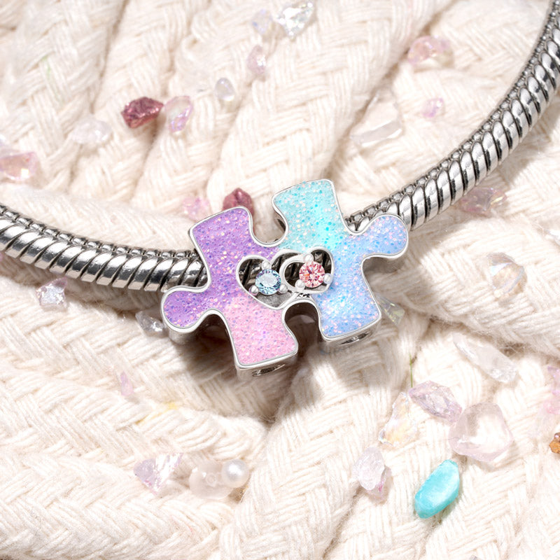 Gnoce Birthstone Puzzle Love Charm_4
