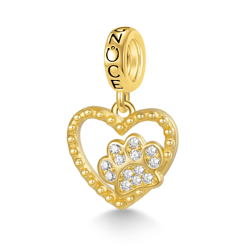Gnoce Love Heart Dog Claw Charm_1