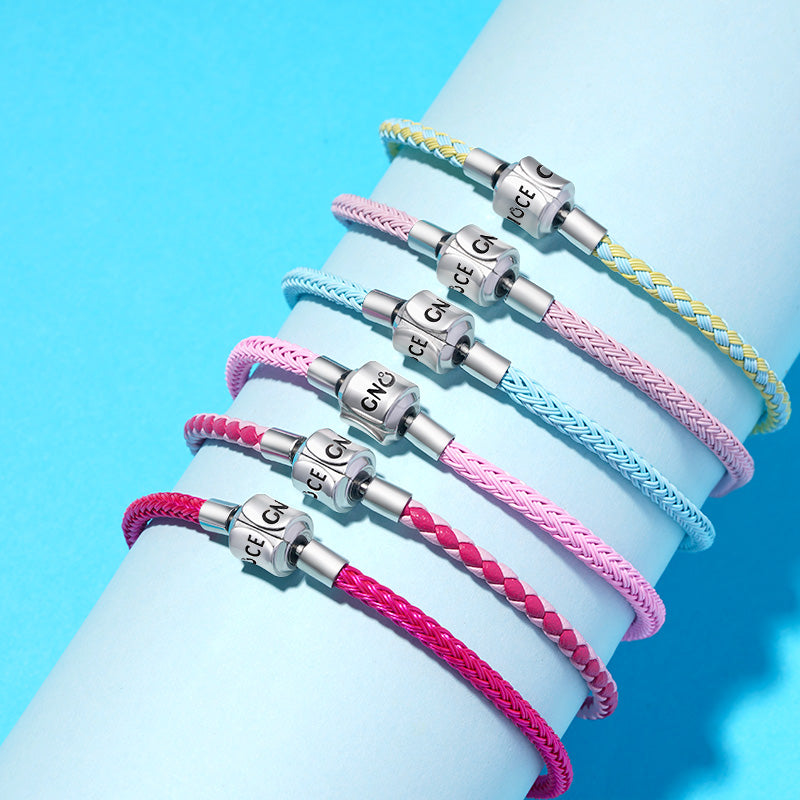 Gnoce Pink Basic Bracelet_3