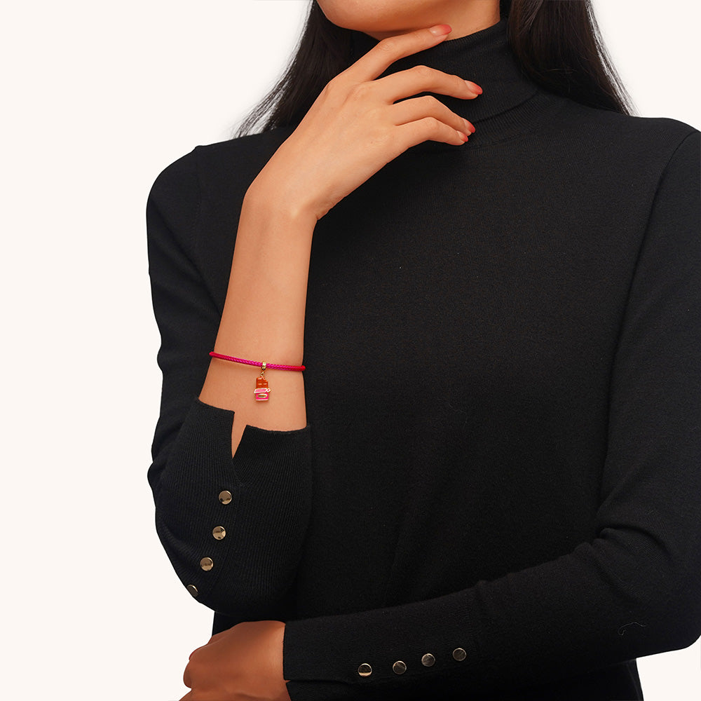 Gnoce Rose Red Basic Bracelet_4