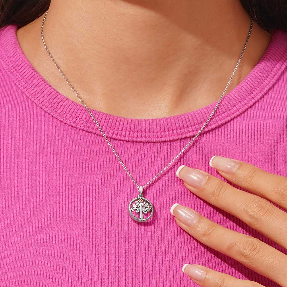 Gnoce Tree of Life Birthstone Necklace_6