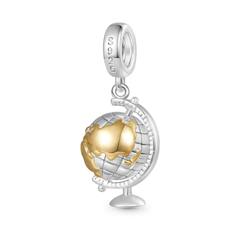 Gnoce Spinning World Globe Charm_2