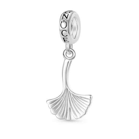 Gnoce Ginkgo Leaf Pendant Dangle Charm_1