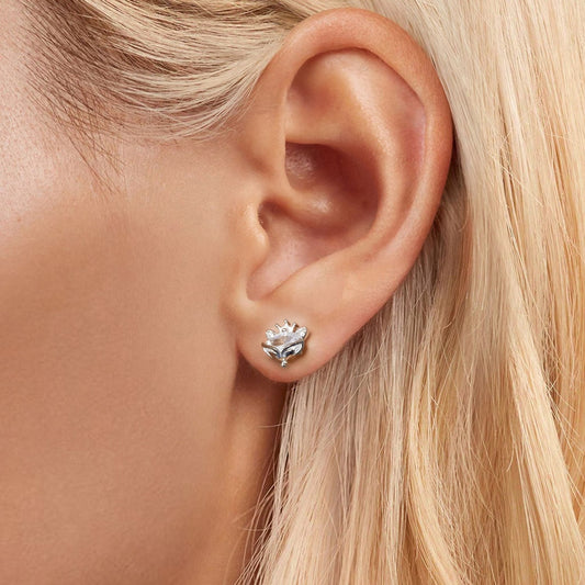Gnoce Crown Fox Stud Earrings_4
