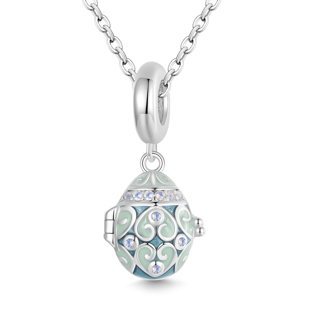 Gnoce Openable Lucky Egg Pendant Dangle Charm_4