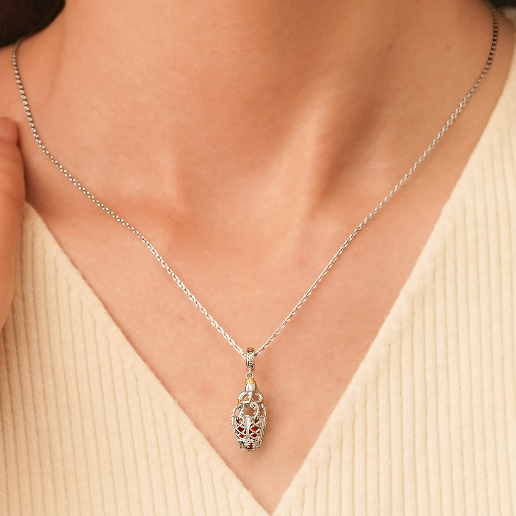 Gnoce Splendor Solis Dragon Pendant Dangle Charm_4