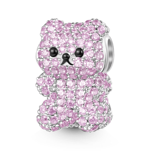 Gnoce Pink Gummy Bear Charm_1