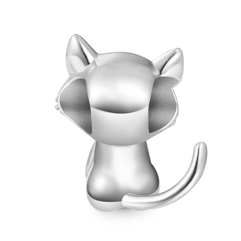 Gnoce Cat  Embraces Heart Gem Charm_2