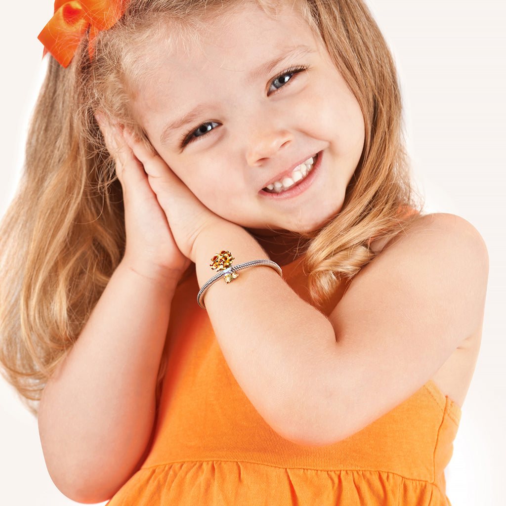 Gnoce Lion Murano Glass Charm_4