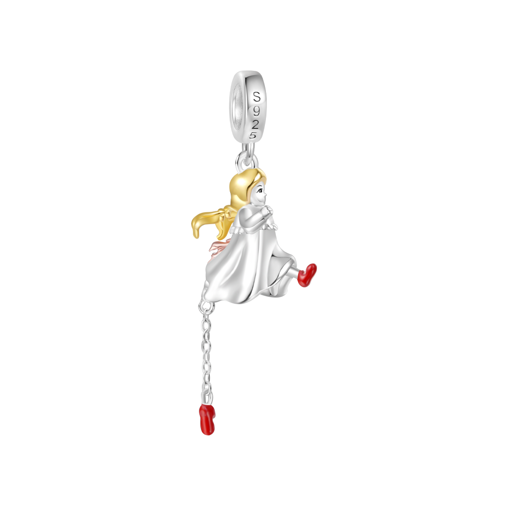 Gnoce The Wonderful Wizard of Oz Running Dorothy Pendant Dangle Charm_2