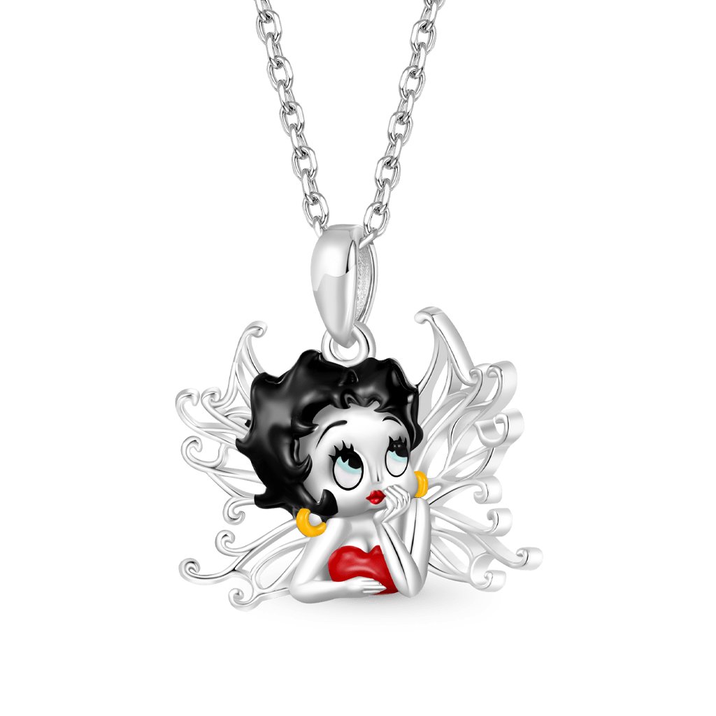 Gnoce Betty Boop Wings Necklace_1