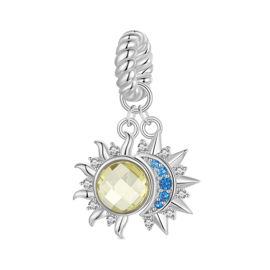 Gnoce Sun and Moon Pendant Dangle Charm_1