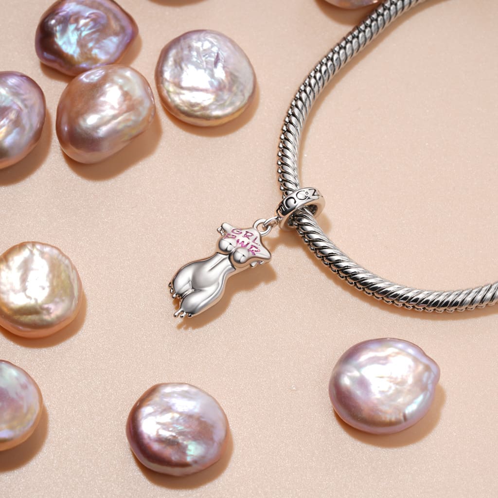 Gnoce Girl Power Human Body Pendant Dangle Charm_3