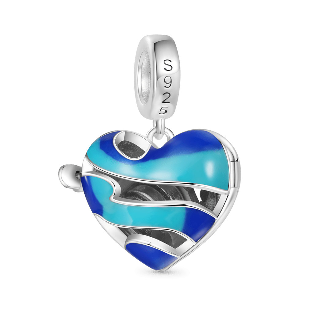 Gnoce Heart Solar System Wireless LED Glow Neptune Pendant Dangle Charm_4